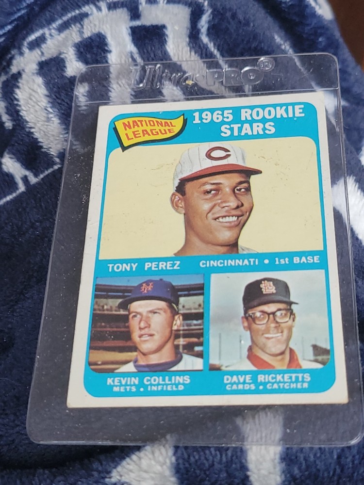 1965 TOPPS NL ROOKIE STARS PEREZ/COLLINS/RICKETTS #581