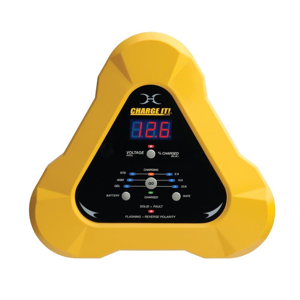 CHARGE IT! 4520 12 Volt 20 Amp Fully-Automatic Smart Battery Charger, Battery...