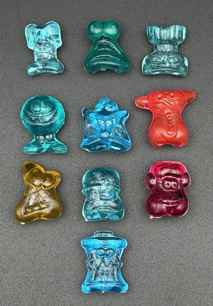 Lot 10 Classic Hielocos Coca-Cola Series 1 Crazy Bones Brazil 1990s