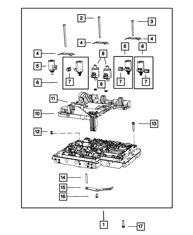 Genuine Mopar 52108315AA License Plate Bracket