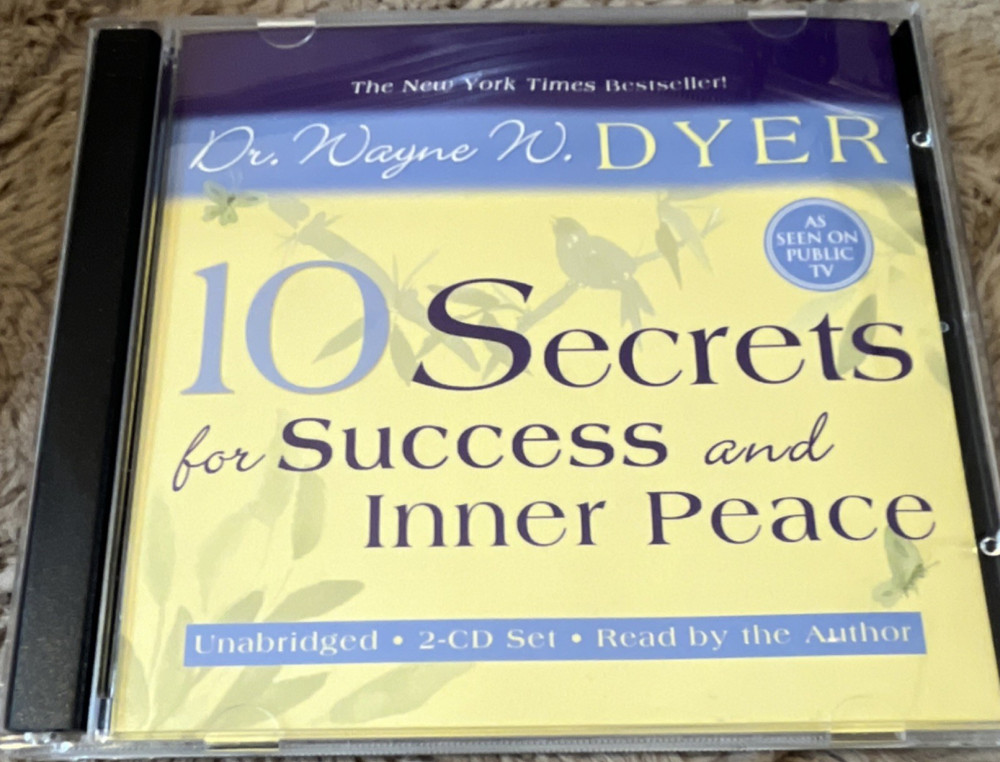 Wayne W. Dyer 10 Secrets for Success and Inner Peace Unabridged 2-CD Audiobook