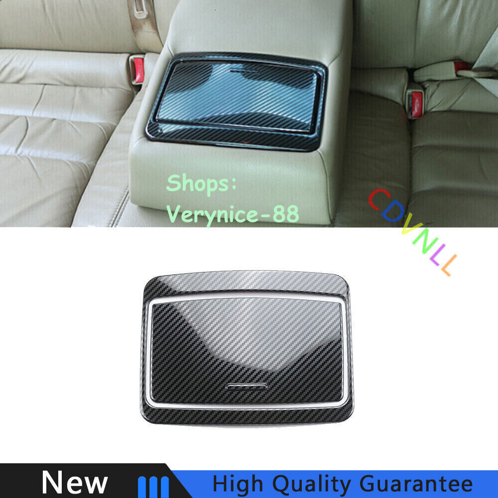 For Honda Accord 08-2013 Steel Carbon Fiber Rear Drinking Glass Panel Cover Trim