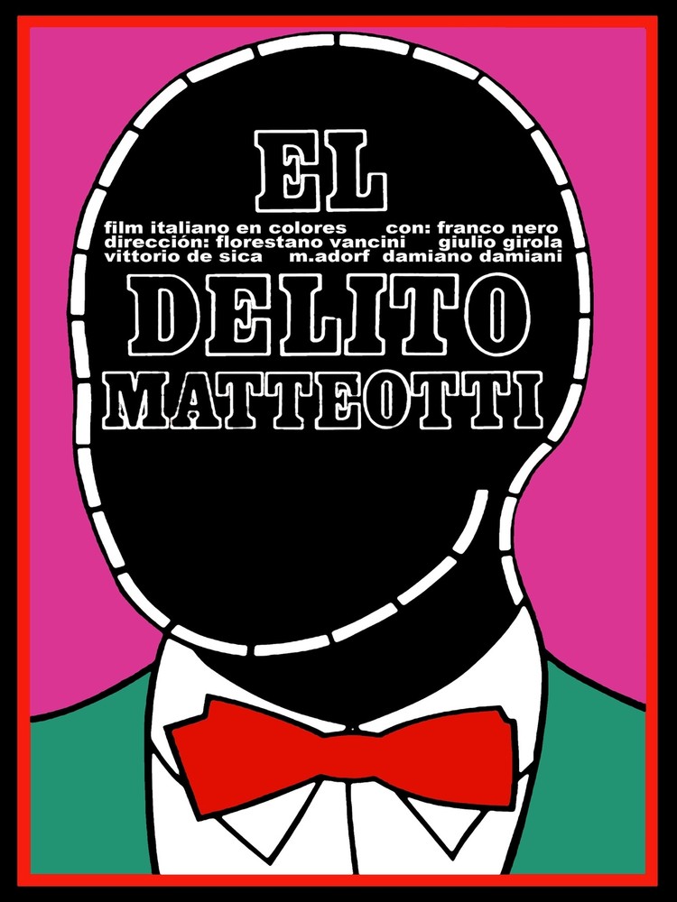 Decor POSTER.Home room bedroom art.Interior.Delito Matteotti film movie.7054