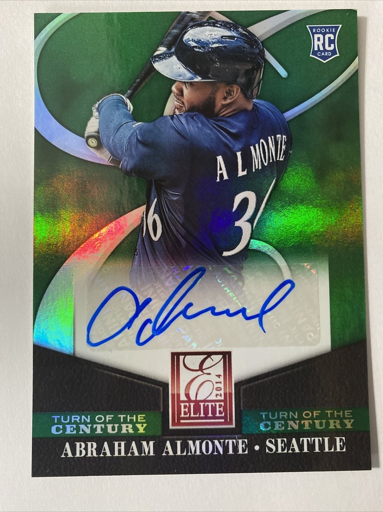Abraham Almonte 2014 Panini Elite Turn Of The Century Rookie Autograph Card #82