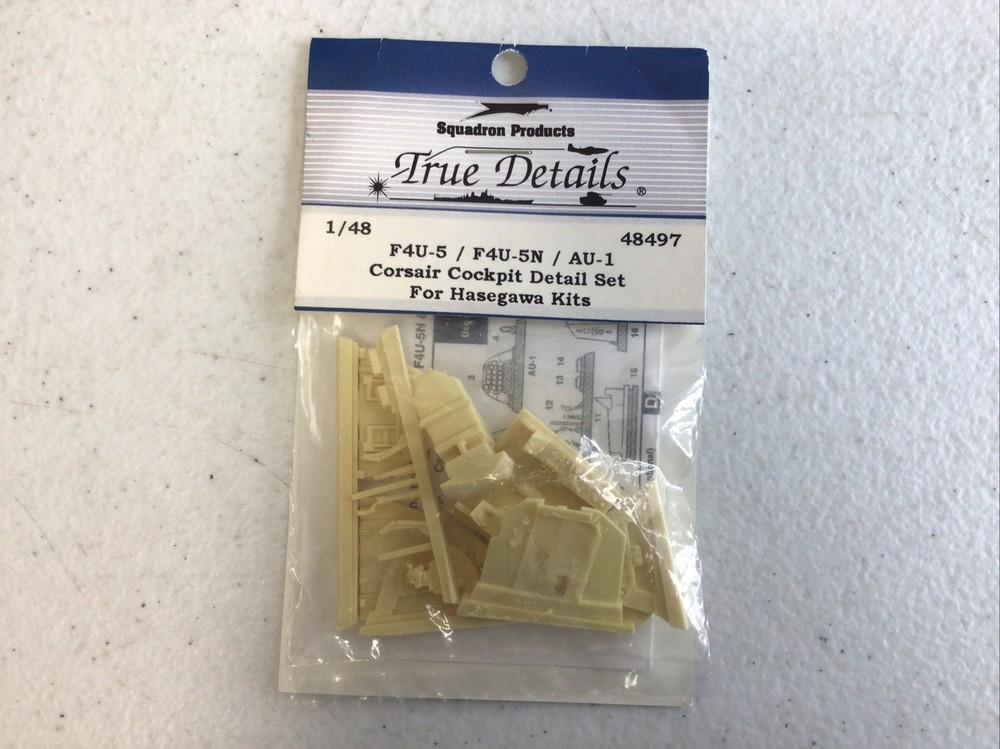 1/48 True Details F4U-5 N AU-1 Cockpit Resin Set for Hasegawa MK Models  
