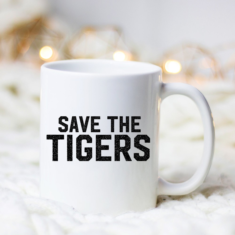 Save The Tigers Extinction Awareness Mug – Cute Tiger Gift  
