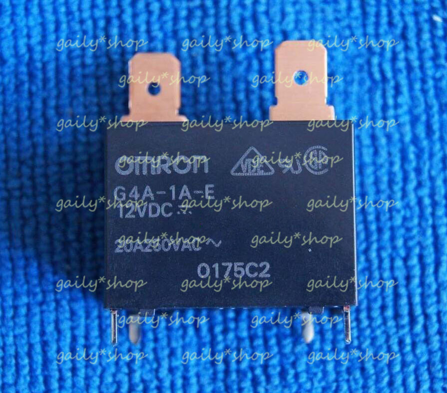 1pcs New 12V G4A-1A-E-12VDC 12VDC Omron Relay 4Pins