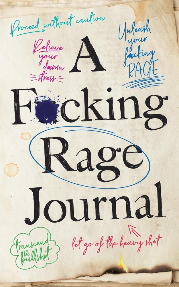 A F*cking Rage Journal by Olive Michaels Paperback Book