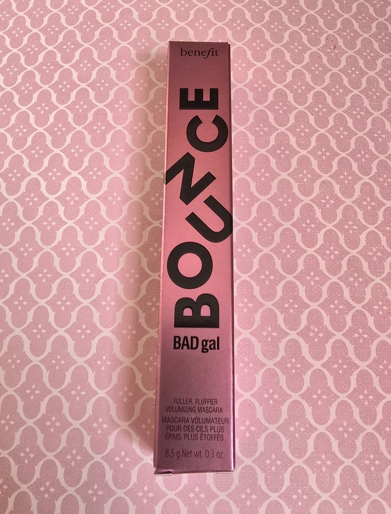 benefit BADgal Bounce Fuller, Fluffier Lashes Mascara In Pump'd Up Black NIB