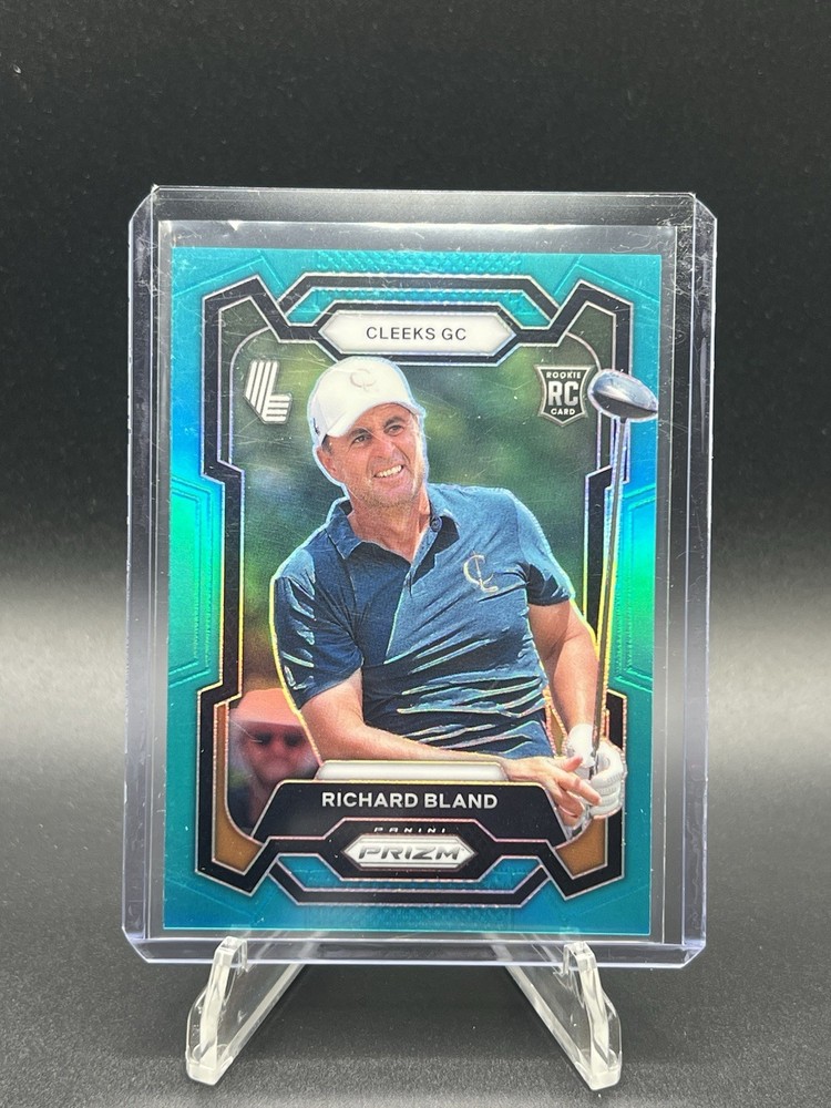 2024 Panini Prizm LIV Golf Teal Richard Bland Rookie Cleeks GC #53/199