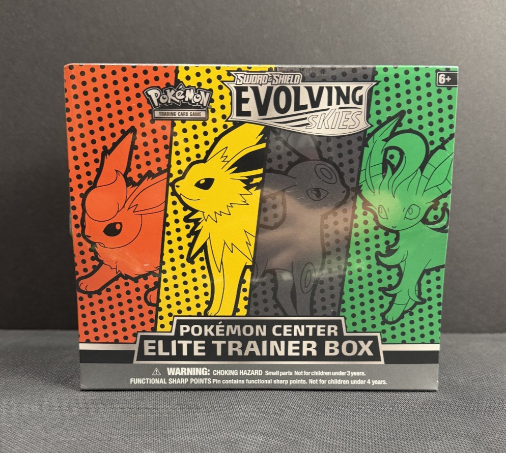 2021 Pokemon Center SWSH Evolving Skies Elite Trainer Box - Factory SealedRCH IS ACCEPTING CONSIGNMENTS! UP TO 95% PAYOUTS!