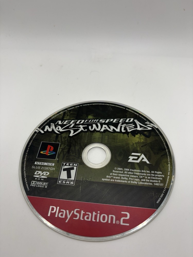 Need For Speed Most Wanted PS2 Sony PlayStation 2 - Disc Only