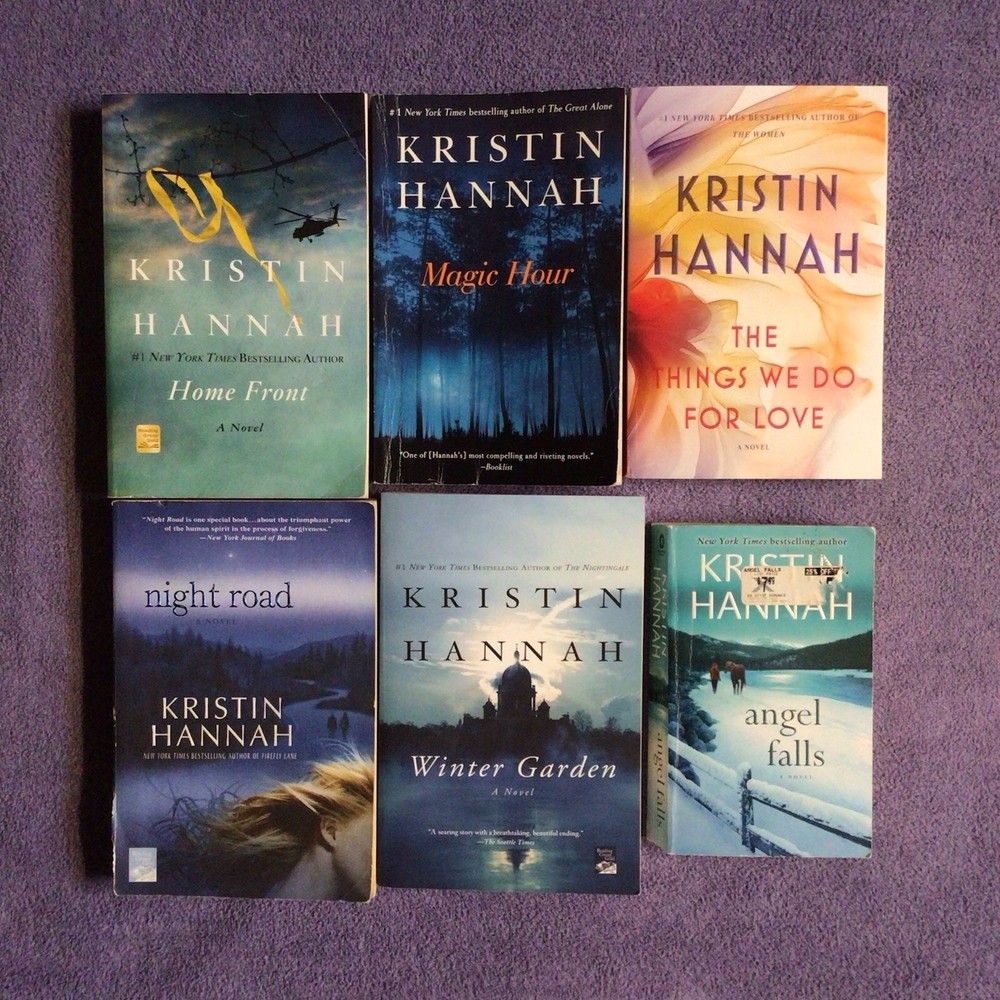 Kristin Hannah Lot of 6 PB Books : Home Front, Winter Garden, Night Road, Magic