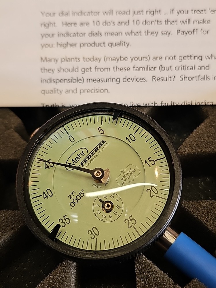 Mahr 2014960 Federal Dial Indicator