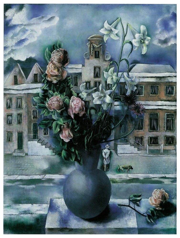 1276 Flower vase Floral wall Decoration POSTER.Graphics to decorate home office