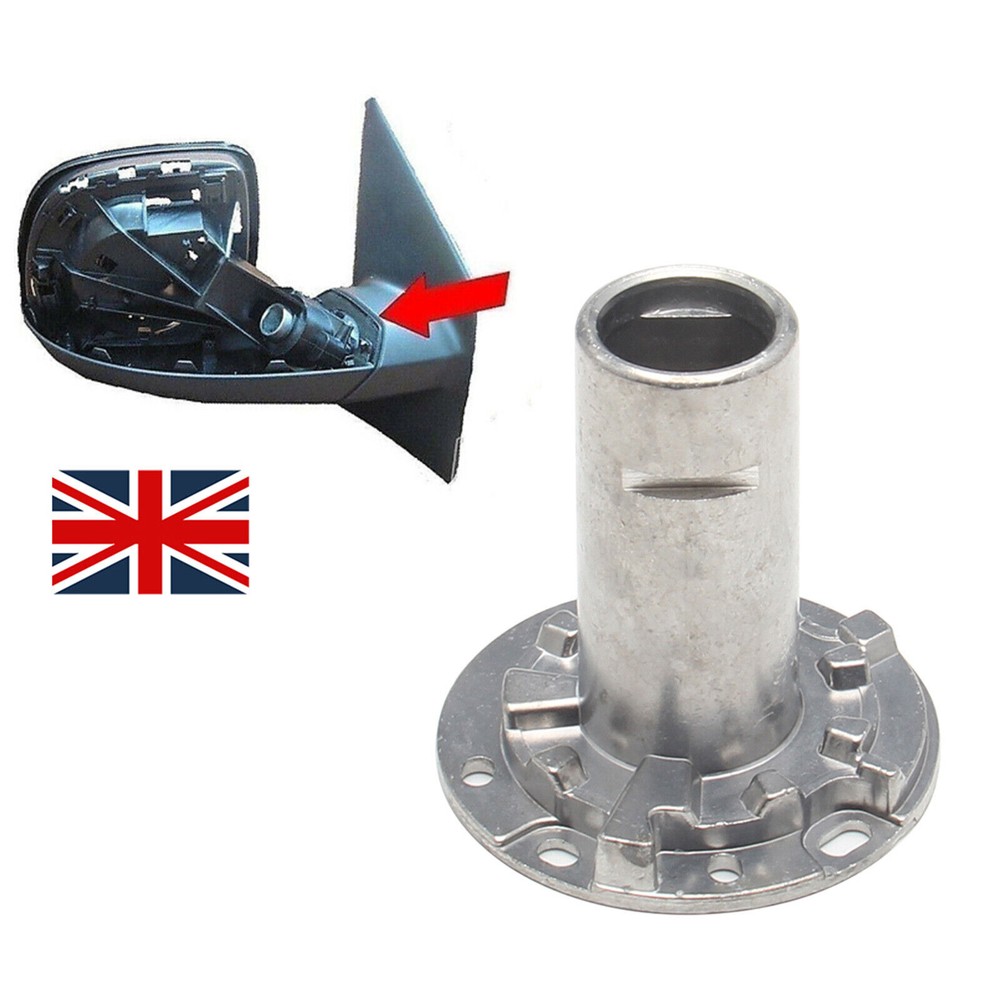 Wing Mirror Metal Bracket Gear Bearing Inner Bush Left & Right Compatible with VW T5 T6 Q7