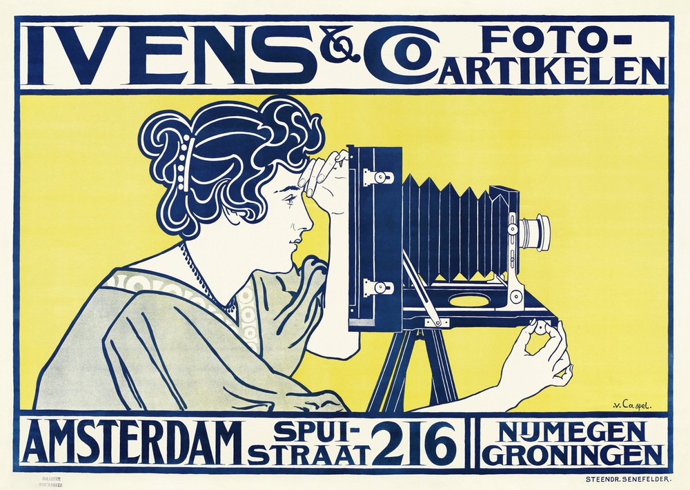 Art Nouveau Photography Poster Wall Art - Vintage Style Decor