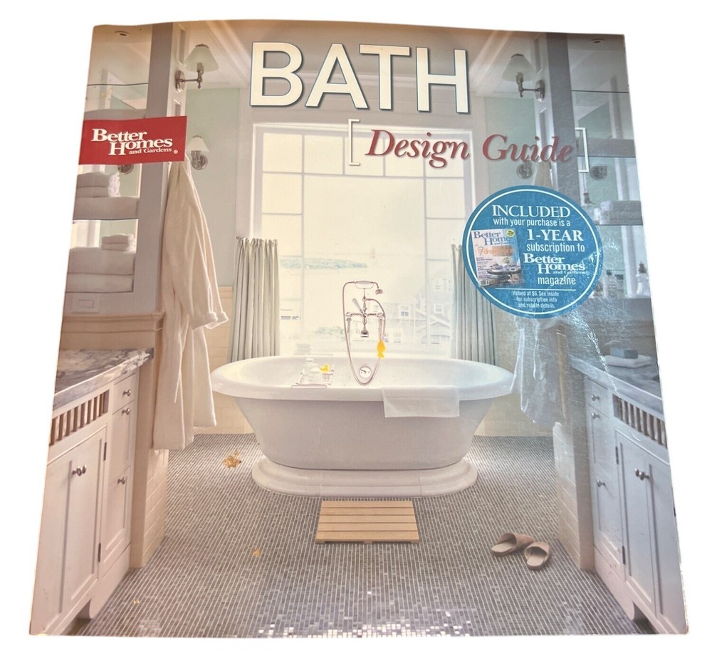 Better Homes & Gardens Bath Design Guide Paperback Book