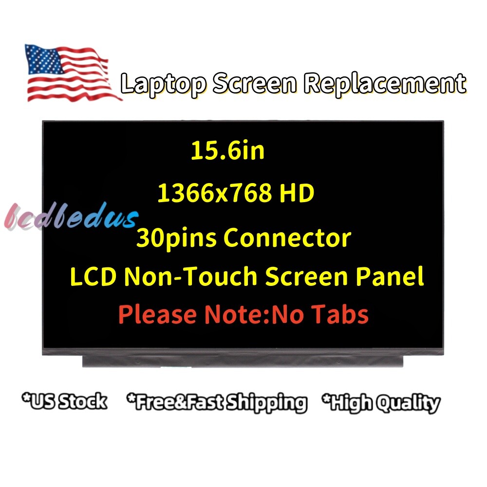 Screen for Lenovo FRU 5D10W73196 PN SD10W73197 30pin HD 1366x768 LCD LED Display