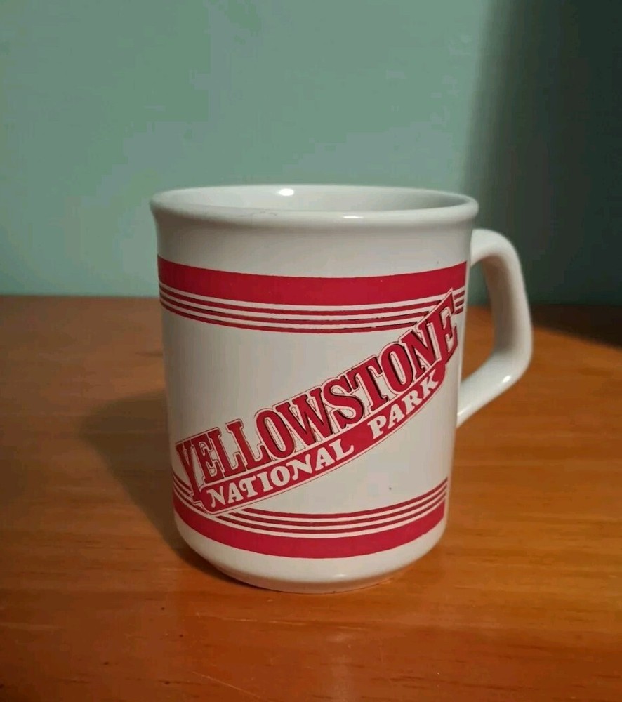 Vintage Yellowstone National Park Coffee Mug Souvenir