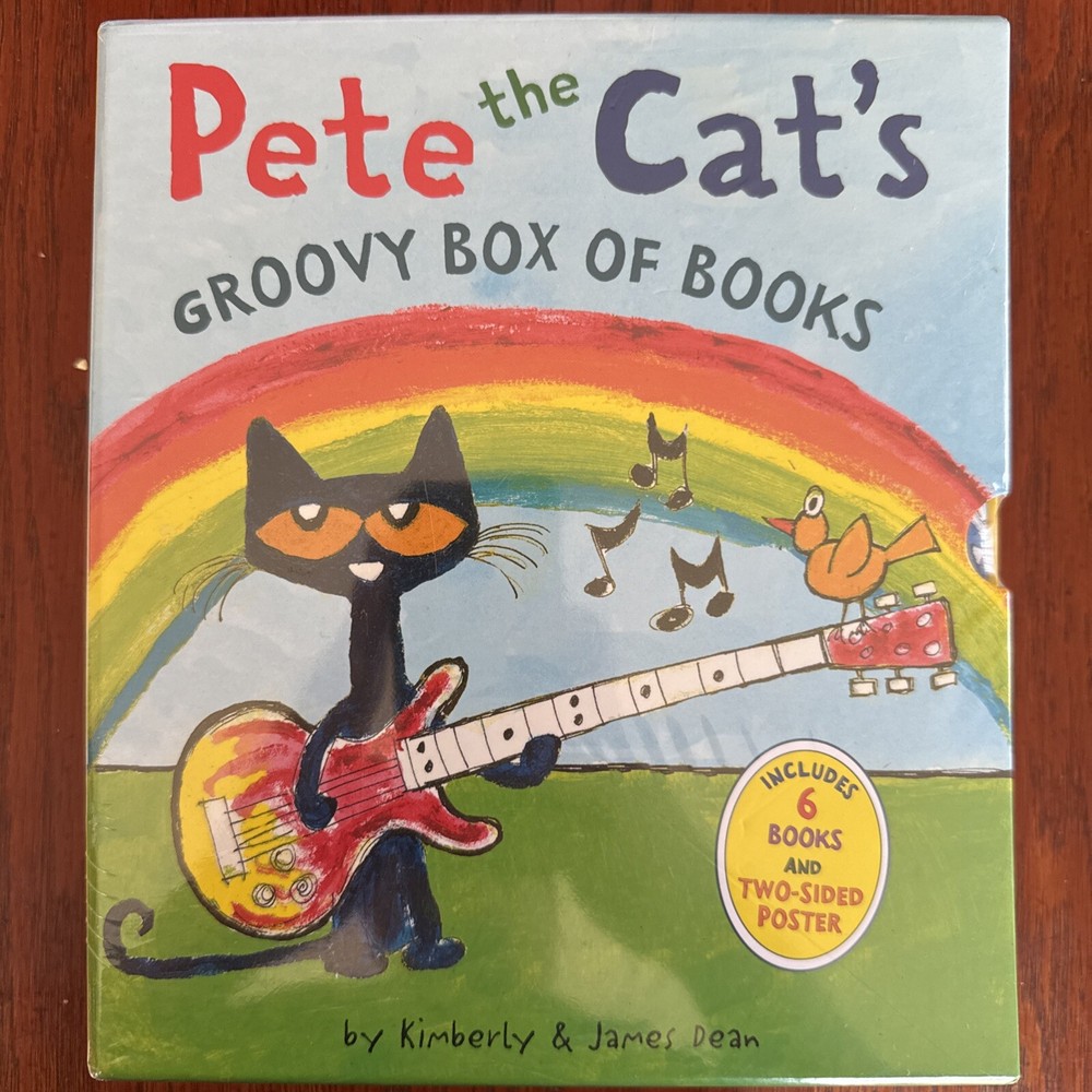 Pete the Cat's Groovy Box of Books BRAND NEW