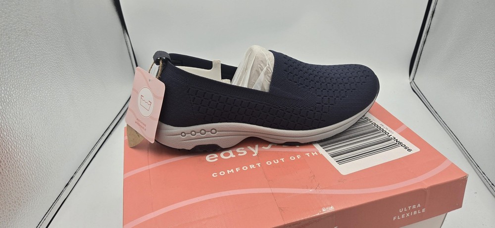 Easy Spirit SE TECH2 Shoes Womens Size 10.5 Dark Blue Slip On E360 Comfort