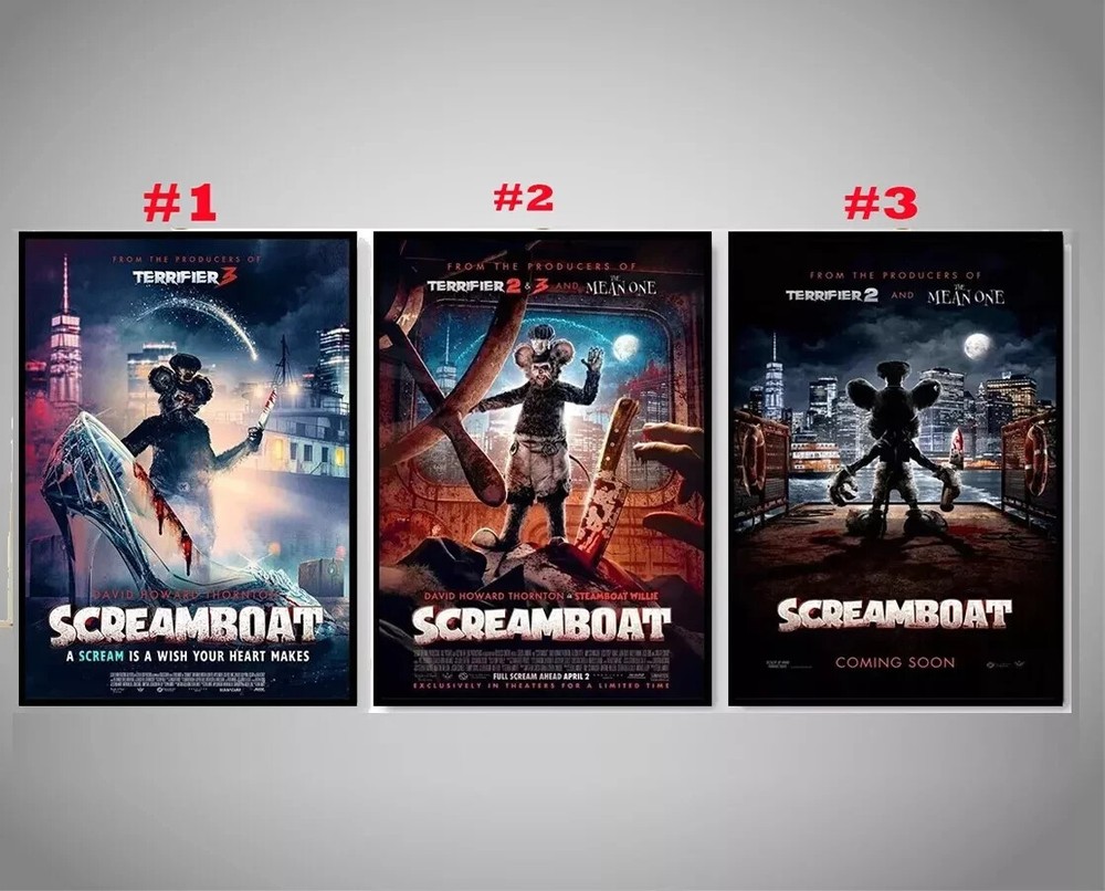 SCREAMBOAT Poster, SCREAMBOAT 2025 Movie Poster - Movie Wall Art - No Frame