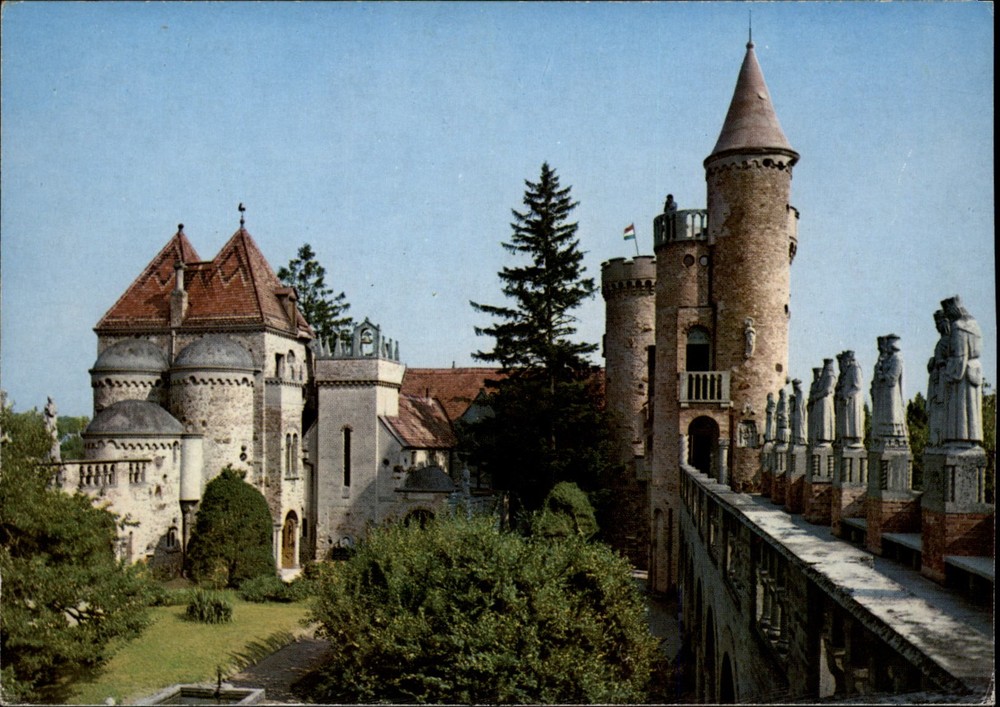 Bory Castle Szekesfehervar Hungary vintage postcard m499