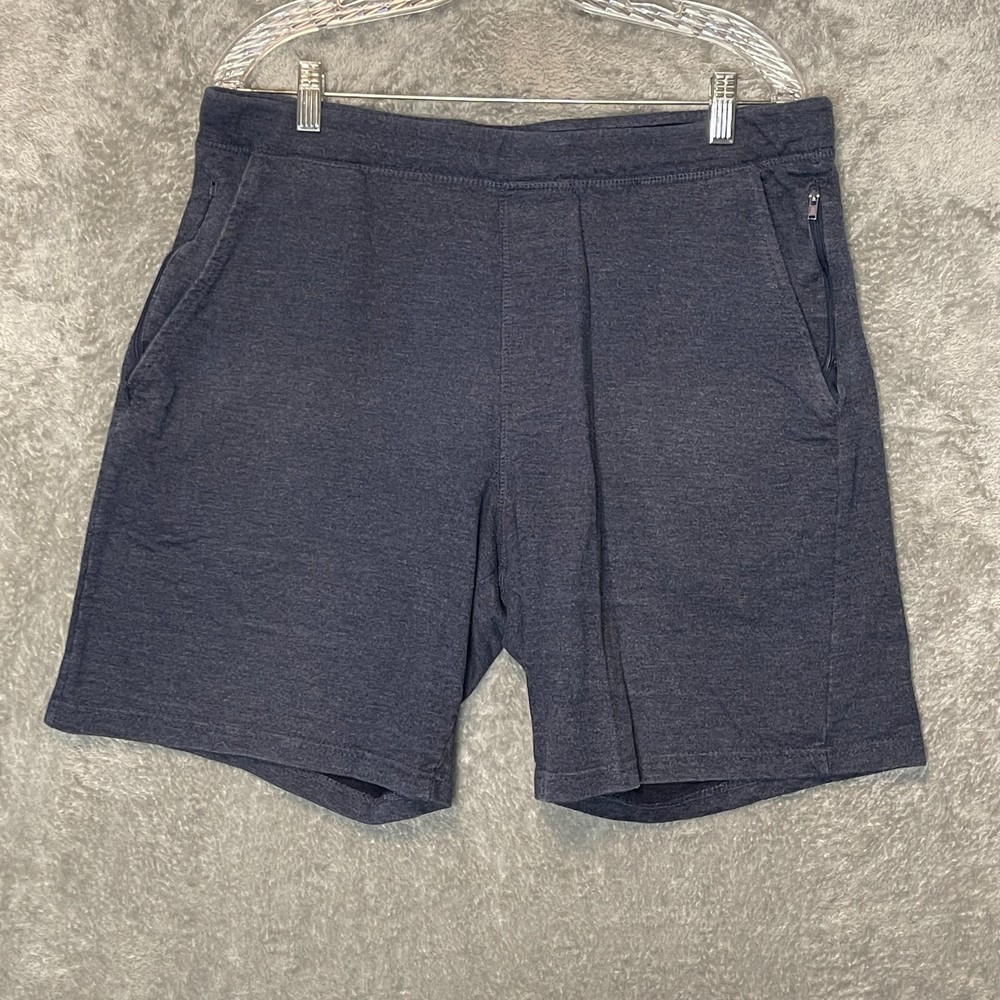 Eddie Bauer Men Comfy Lounge Elastic Waist Stretch Knit Drawstring Shorts XL