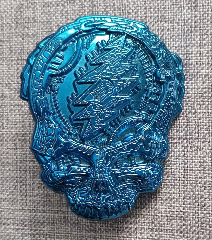 Grateful Dead Blue Steal your Face pin by John Shook Codaraho LE 26/35