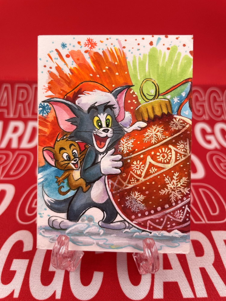 【Christmas Limited】GGC Studio Tom and Jerry Artist Auto Sketch Card 1/1