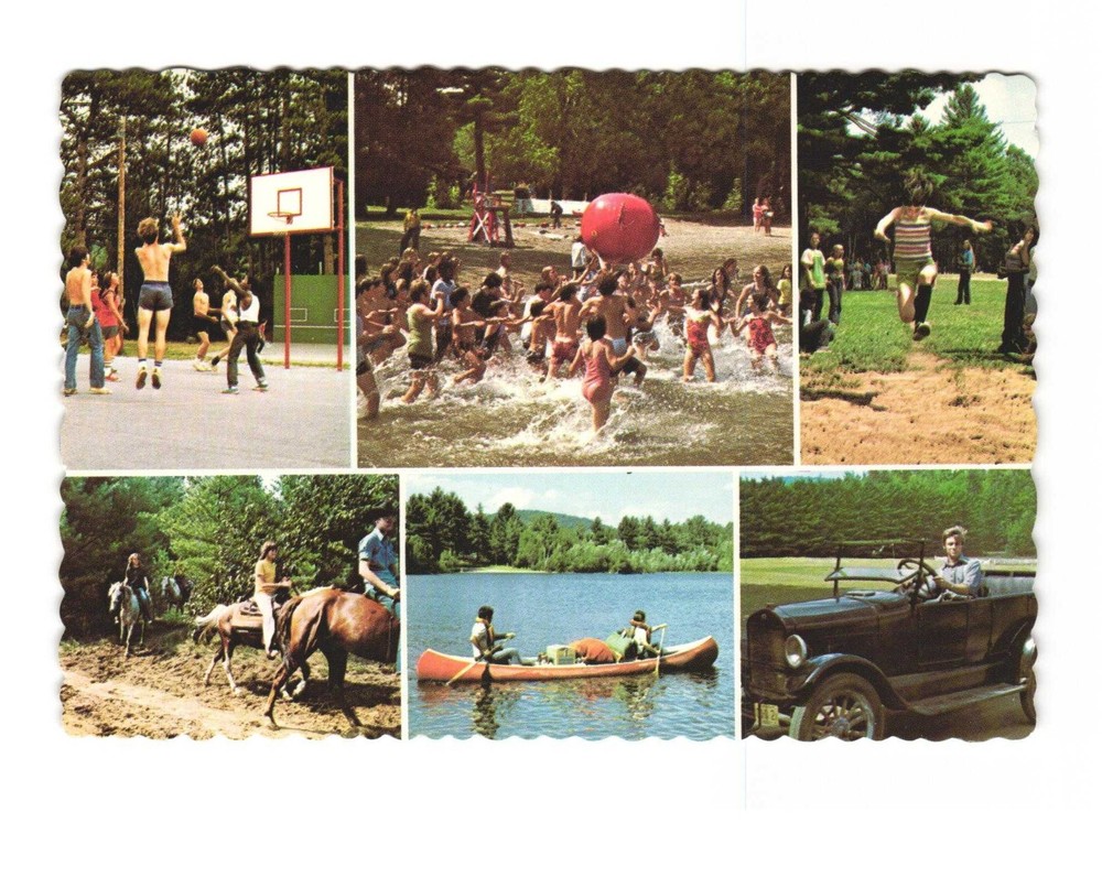 Word of Life Ranch camp SCHROON Lake NY VTG postcard Unp