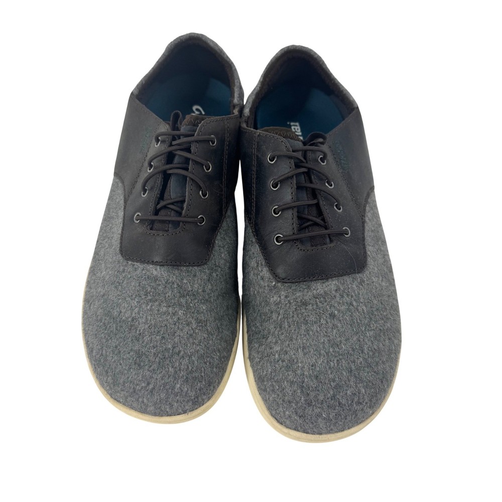 OluKai Nohea Moku Hulu Mens Us 9.5 Eur 42.5 Leather Textile Casual Shoes