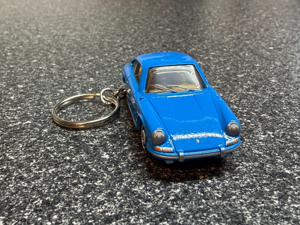 Fits 1964 Porsche 911 Keychain Blue Hot Wheels Matchbox