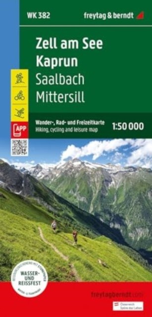 Zell am See   Kaprun  Hiking Cycling and Leisure Map 9783707922110