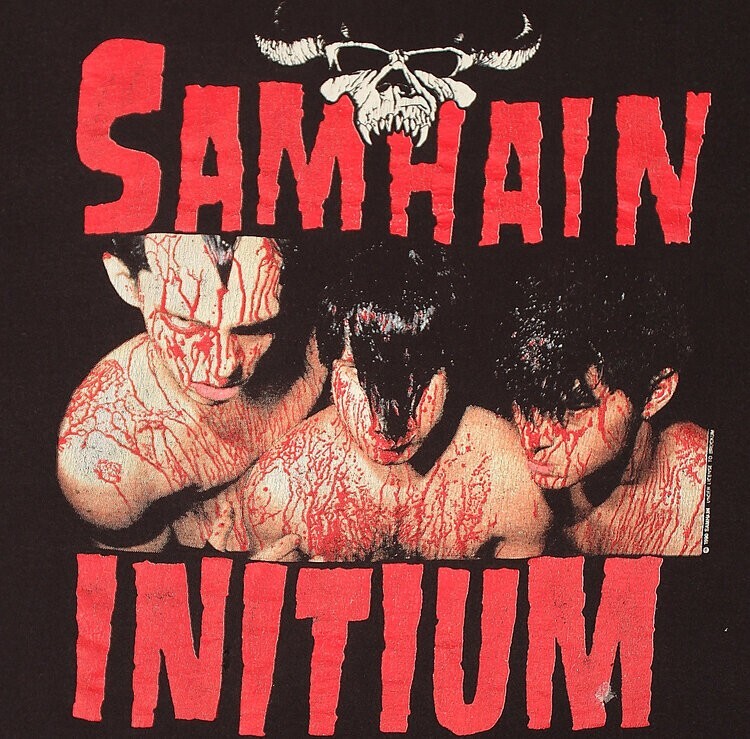 Vintage Samhain Initium Tour Short Sleeve Black S-234XL T-shirt AC374