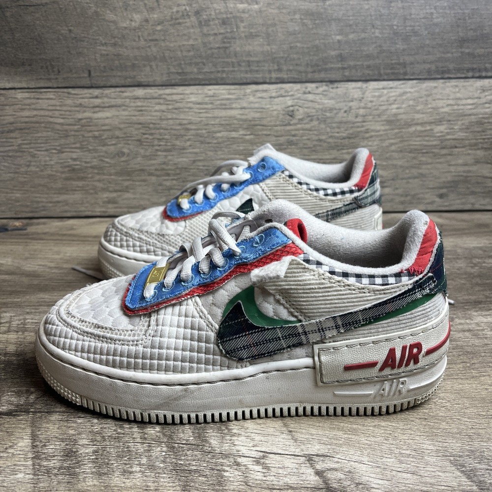 ⭐Rare Nike Air Force 1 Shadow Sz 6.5 Women's Retro Shoes DZ5193-100