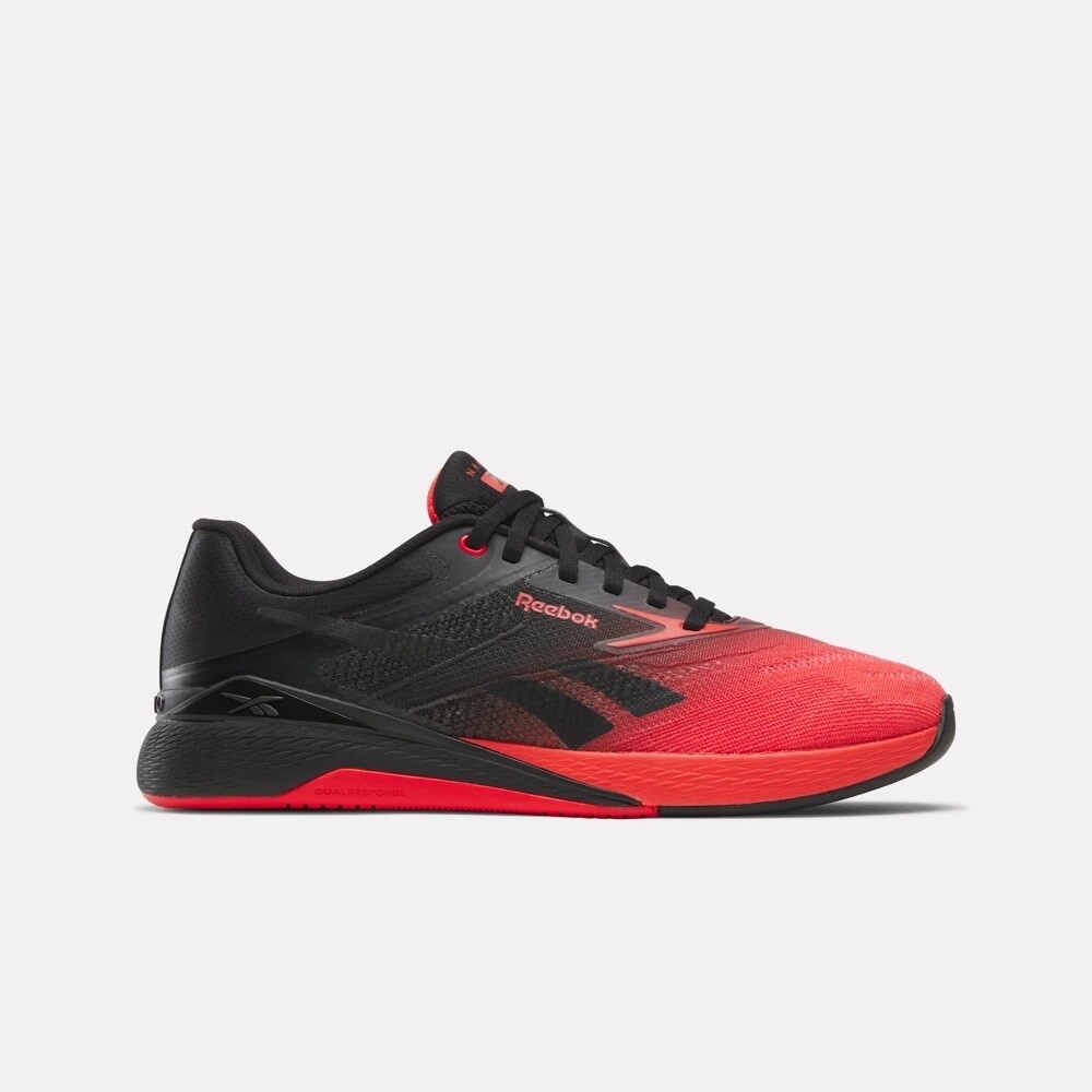 Men Reebok Nano X5 Training Shoes Size 10.5 Black Red 100209363 Trainer Crossfit