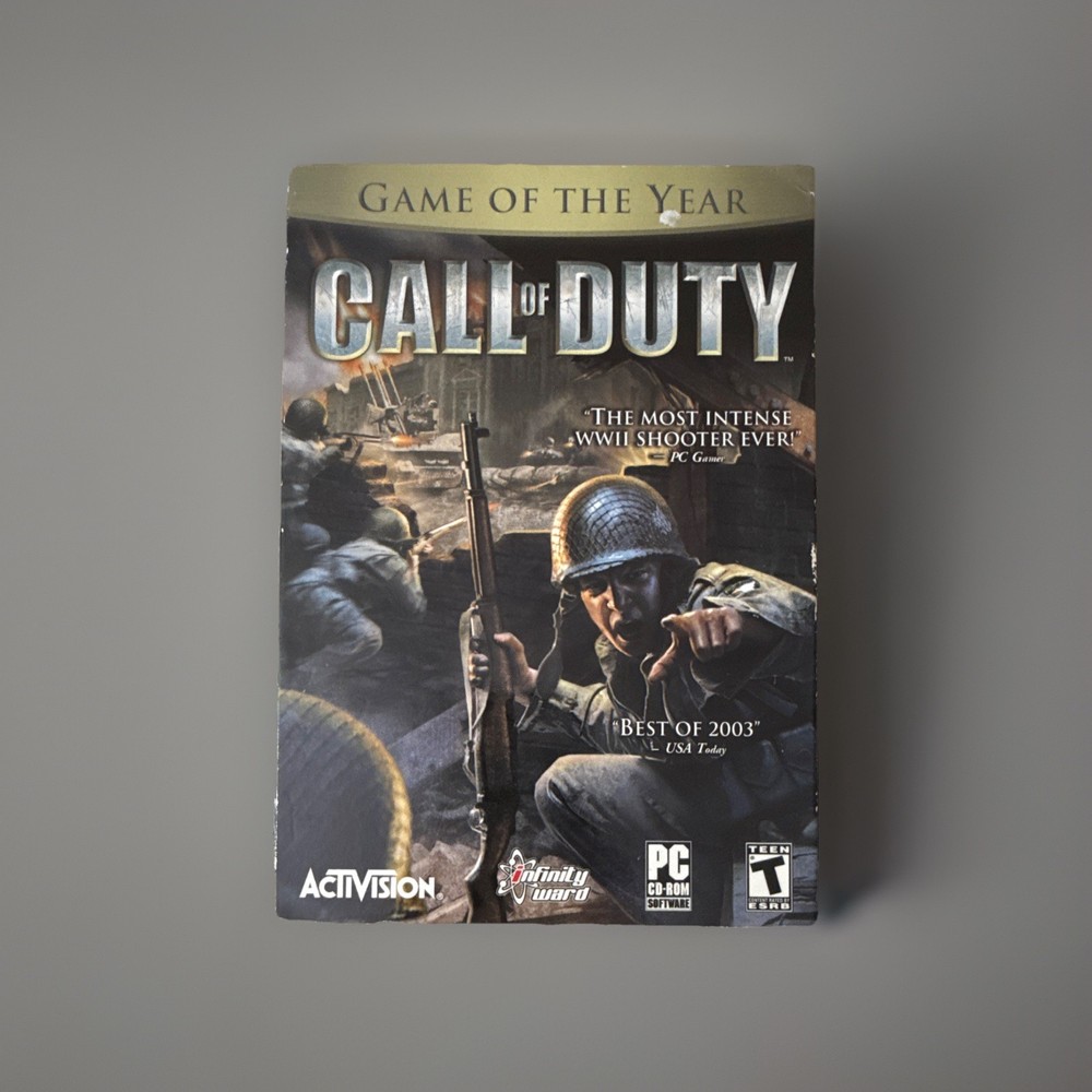 2003 Activision Call of Duty Game Of The Year Edition PC CD-ROM Open Box