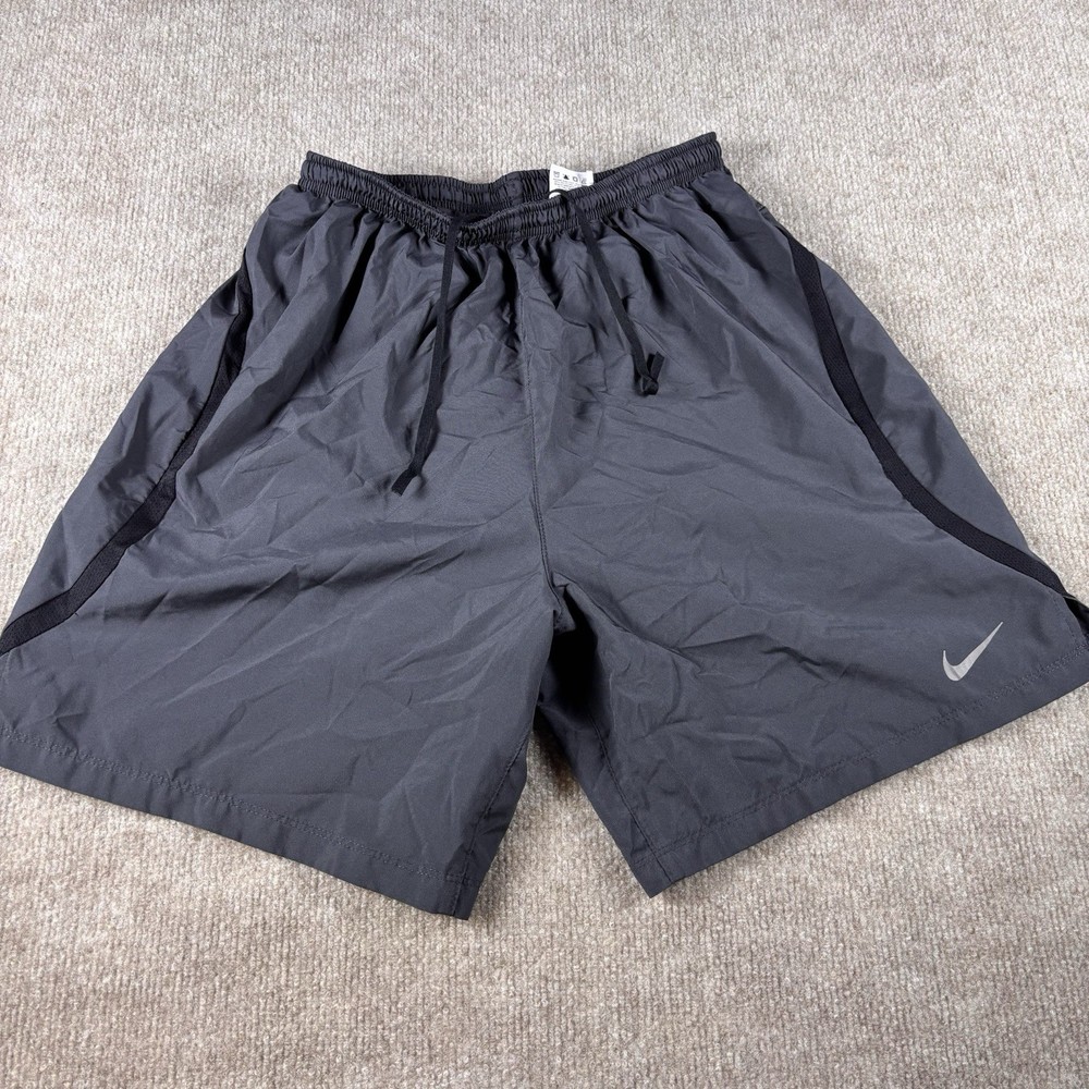 Nike Dri-FIT Athletic Shorts Black Men's Size M 7” Inseam Pockets