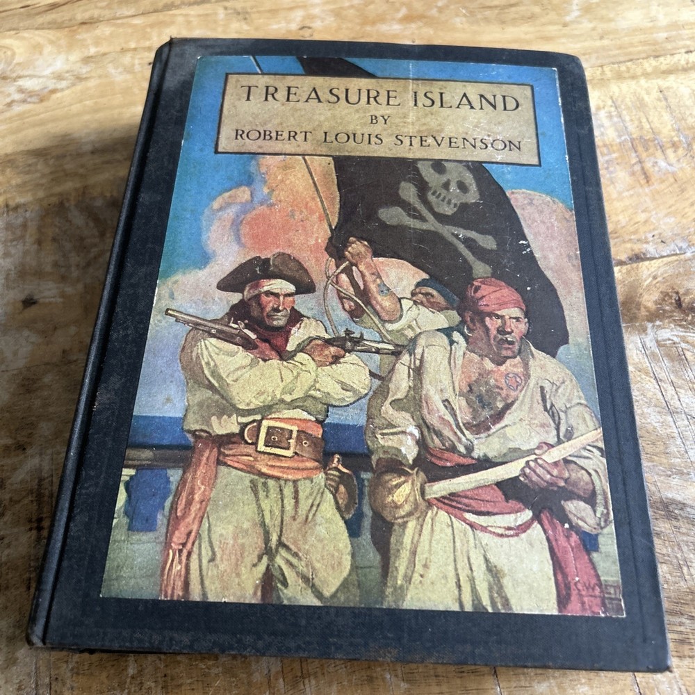 SCRIBNERS Treasure Island, Robert Louis Stevenson, 1911 Edition Illustrated