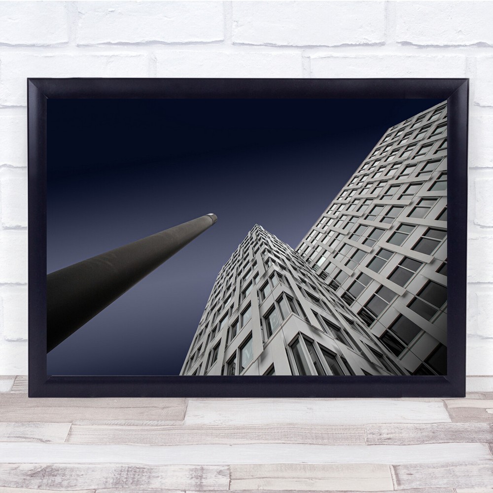 Urban Cityscape Wall Architecture Wall Art Print