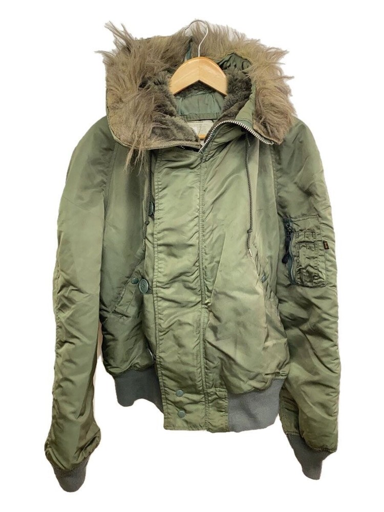 Alpha Industries N2-B/Flight Jacket/L/Nylon/Grn 30101