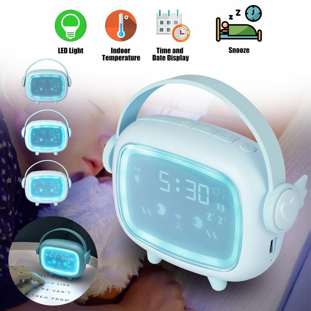 Gallop Digital Kids Alarm Clock with Snooze Time Display & Night Light