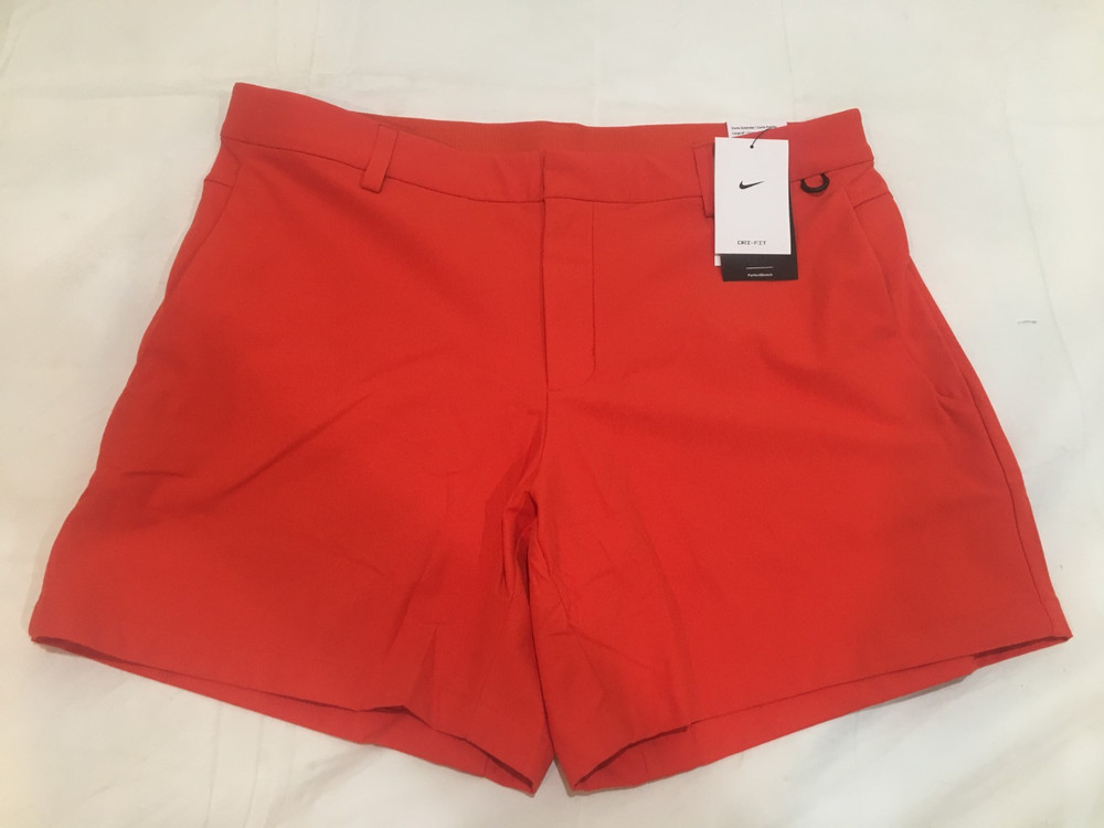 NWT $95.00 Nike Mens Dri-Fit 24.7 PerfectStretch Shorts Red Size 36