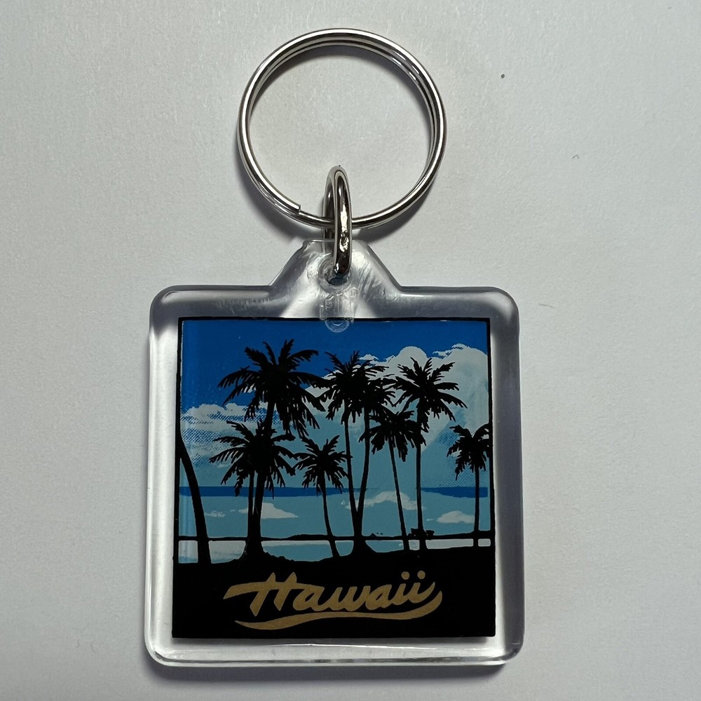 Vintage Hawaii Key Chain Keychain Key Ring