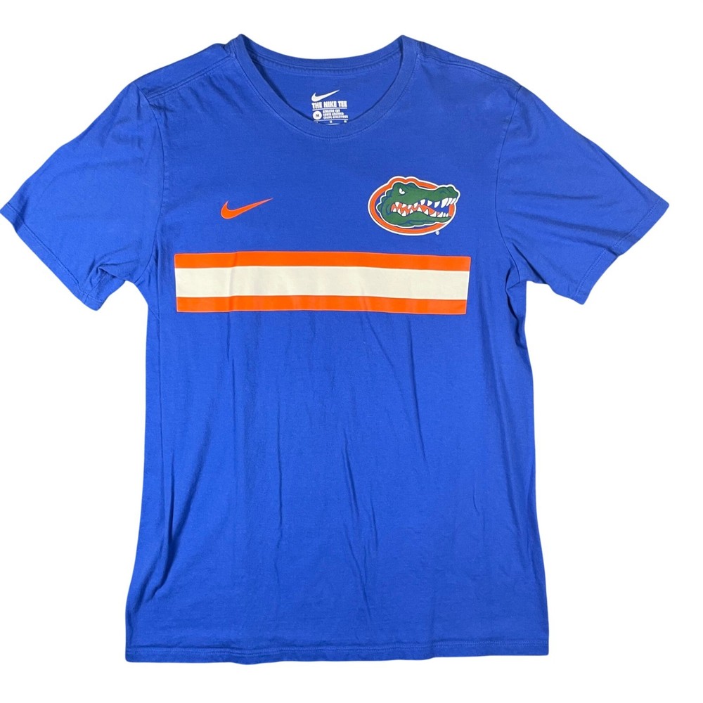 Nike Florida Gators Athletic Cut T Shirt Men's Medium Blue Short Sleeve Fan Gear