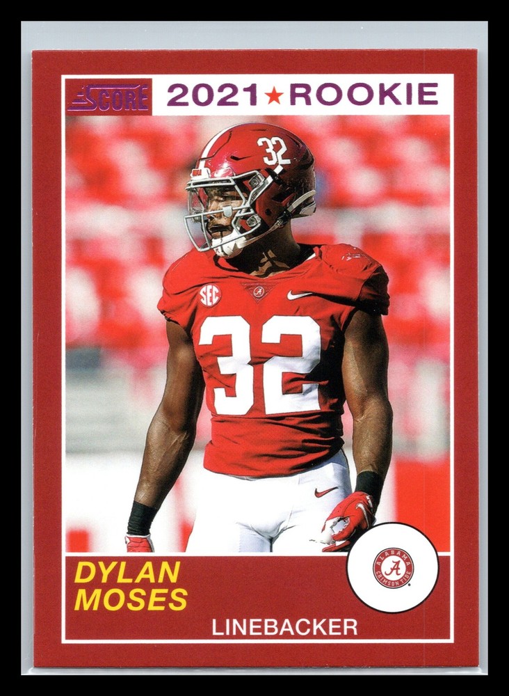 2021 Panini Chronicles Draft Picks #51 Dylan Moses Pink Alabama Crimson Tide