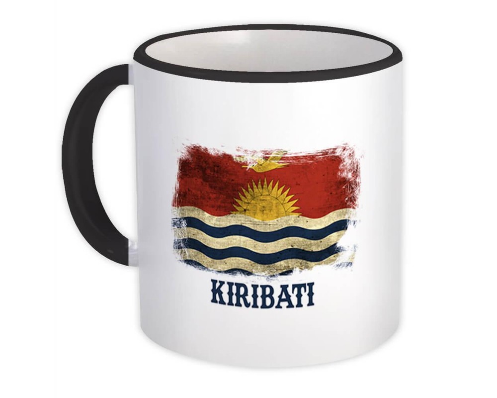 Gift Mug : Kiribati Kittitian Flag Oceania Country Souvenir Australia Island