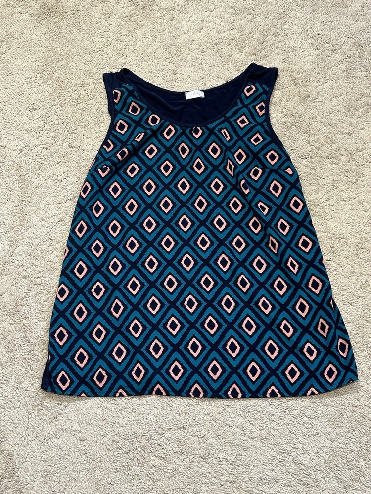Pixley Womens Shirt Size Medium Multicolor Print Lightweight Flowy Casual